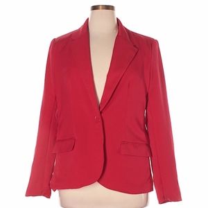 Ambiance Apparel Red Blazer S